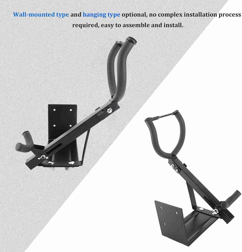 Cocoarm Saxophone Wall Mount Heavy Duty Steel Holder for Alto Tenor Saxophones Space Saving Display Rack Stand for Music Studios Instrument Shops Home Decor - Image 3